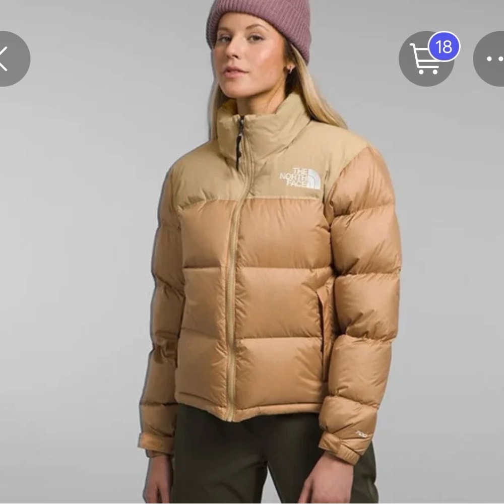 The North Face Women's 1996 Retro Nuptse 700-Down Jacket - Almond Butter - NWT